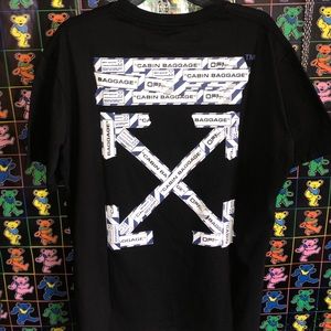 OFF WHITE Airport Tape T-shirt